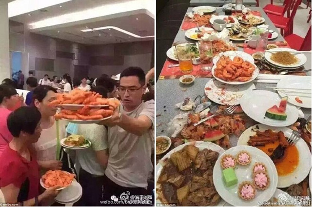Clip gi&agrave;nh ăn buffet ở Th&aacute;i Lan ghi lại cảnh du kh&aacute;ch Trung Quốc lấy thật nhiều 13Win1 nhập link nhà cái v&agrave; sau đ&oacute; bỏ thừa