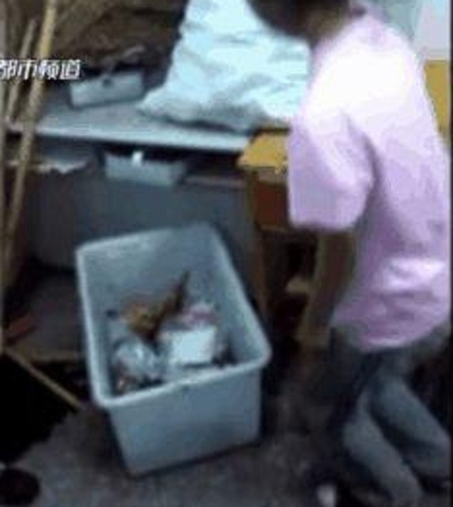 Kh&ocirc;ng dừng lại ở đ&oacute;, nữ sinh Trung Quốc n&oacute;i tr&ecirc;n c&ograve;n li&ecirc;n tục chửi bới, đ&aacute; v&agrave;o người bạn