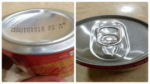 Lon Coca - Cola 330ml nhẹ bẫng, kh&ocirc;ng c&oacute; nước b&ecirc;n trong d&ugrave; chưa bật nắp