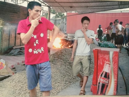 H&igrave;nh ảnh được camera của gia đ&igrave;nh ghi lại
