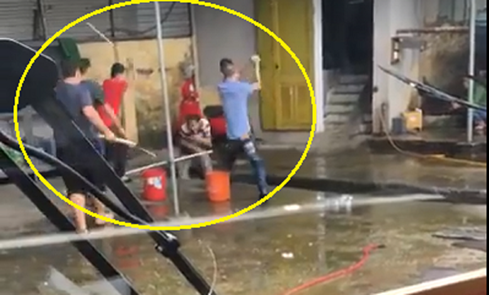 Hiện trường nơi anh Th&agrave;nh bị nh&oacute;m c&ocirc;n đồ truy s&aacute;t, đuổi ch&eacute;m dẫn tới thương t&iacute;ch nặng