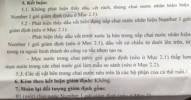 Tin tức mới nhất về kết quả gi&aacute;m định của cơ quan điều tra