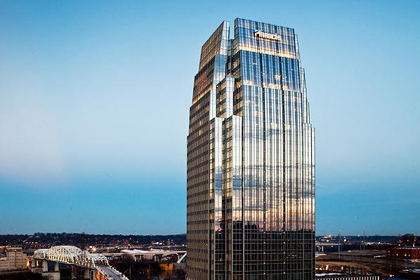 Tòa nhà The Pinnacle, Mỹ. Công trình độc đáo này là trụ sở của nhiều văn phòng và cửa hàng bán lẻ.