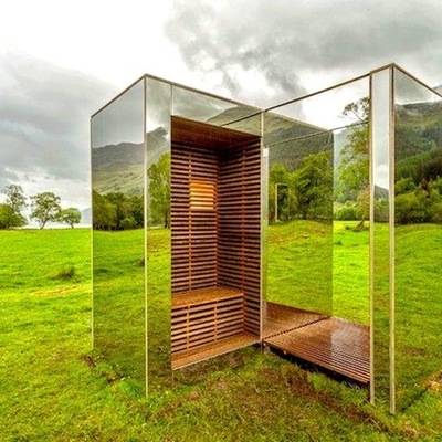 Trạm nghỉ Lookout, Scotland được thiết kế và xây dựng bởi 2 sinh viên kiến trúc Angus Ritchie và Daniel Tyler.