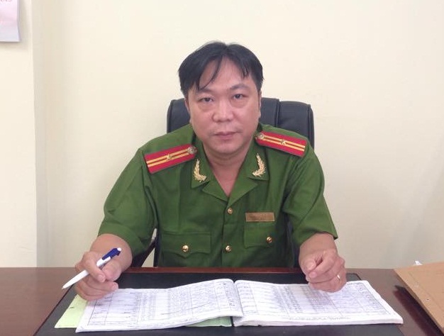 Thiếu t&aacute; Nguyễn Việt Ho&agrave;ng - Ph&oacute; trưởng CAP Phương Liệt