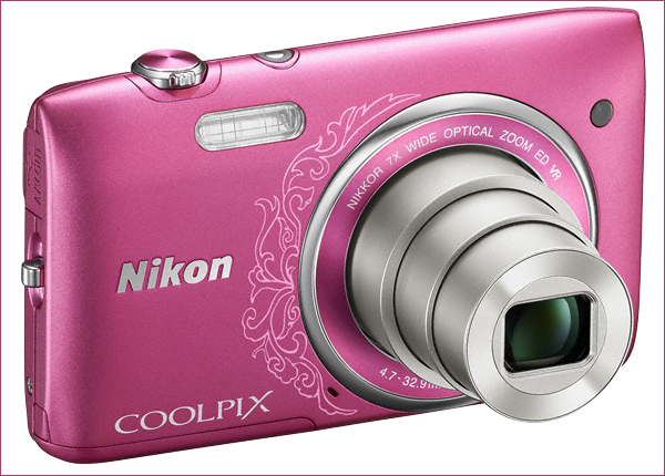 M&aacute;y ảnh gi&aacute; rẻ Nikon Coolpix S3500 được thiết kế tinh tế