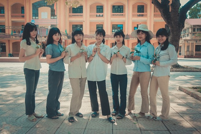 Bộ ảnh kỷ yếu của nữ sinh Bắc Giang đã nhận được nhiều lời khen trên mạng