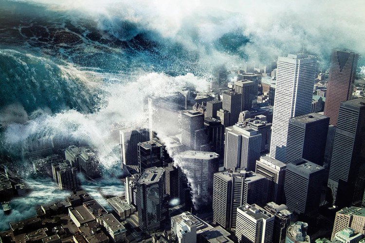 Tr&aacute;i Đất sẽ bị nhấn ch&igrave;m nếu h&agrave;nh tinh Nibiru xuất hiện. Ảnh minh họa