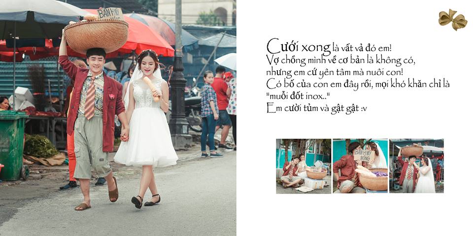 B&ograve; lăn ra cười với bộ ảnh cưới đẹp lạ k&igrave; của &lsquo;th&aacute;nh chế&rsquo; Đỗ Duy Nam