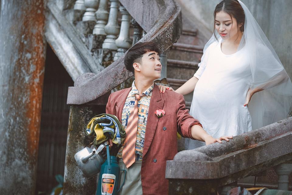 B&ograve; lăn ra cười với bộ ảnh cưới đẹp lạ k&igrave; của &lsquo;th&aacute;nh chế&rsquo; Đỗ Duy Nam