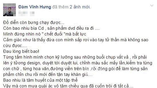 Đ&agrave;m Vĩnh Hưng thống k&ecirc; thiệt hại sau mưa lớn