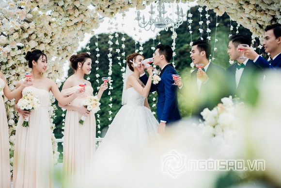 Sự thật về đ&aacute;m cưới lộng lẫy của Hương Giang idol