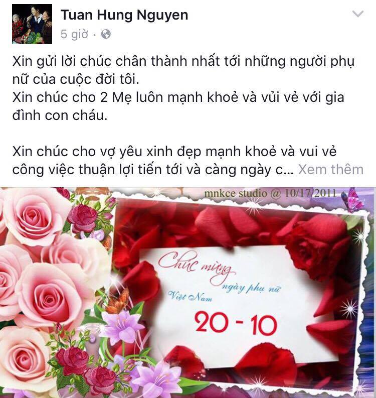 Sao nam Việt gửi lời ch&uacute;c &yacute; nghĩa nh&acirc;n ng&agrave;y Phụ nữ Việt Nam