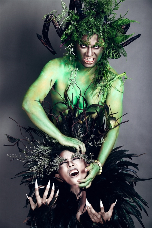 Sao Việt h&oacute;a trang ấn tượng trong m&ugrave;a Halloween 2016
