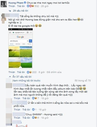 Phạm Hương bị fan 'b&oacute;c mẽ' v&igrave; sống ảo