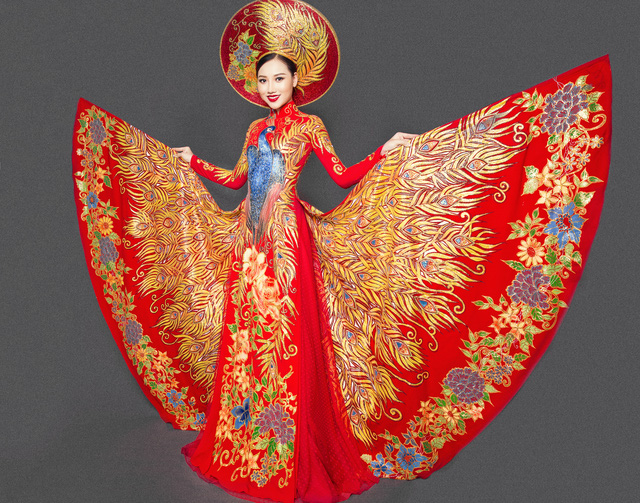 Ho&agrave;ng Thu Thảo khoe trang phục 13win OKVIP tựa game giải trí đỉnh cao lộng lẫy tại Hoa hậu ch&acirc;u &Aacute; Th&aacute;i B&igrave;nh Dương