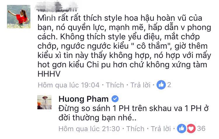 Phản ứng của Phạm Hương khi bị ch&ecirc; 'kh&ocirc;ng xứng l&agrave;m Hoa hậu ho&agrave;n vũ'
