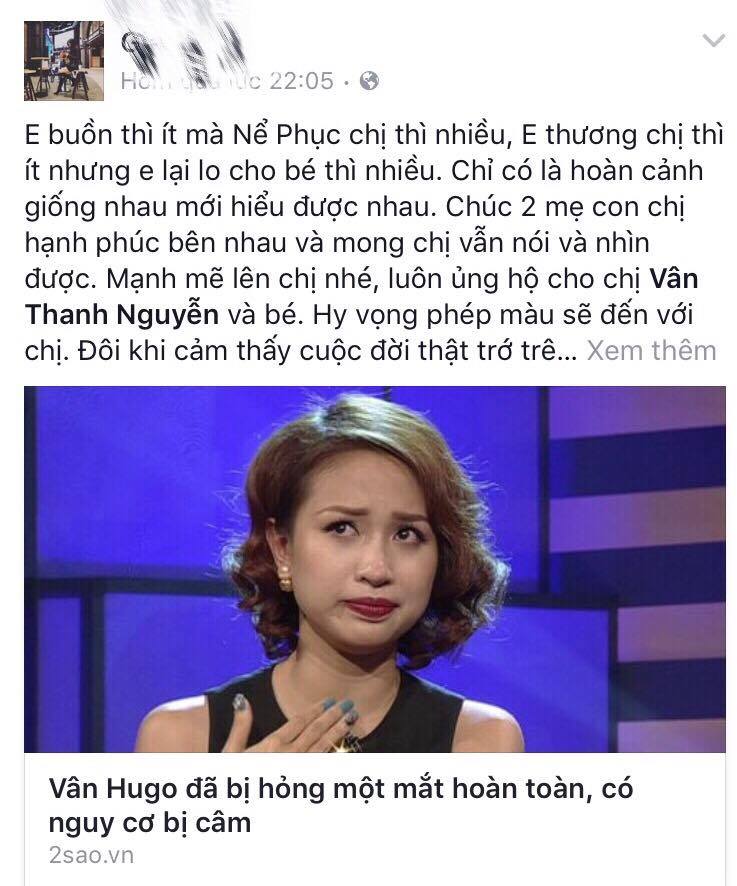 Sao Việt c&ugrave;ng kh&aacute;n giả gửi lời động vi&ecirc;n MC V&acirc;n Hugo