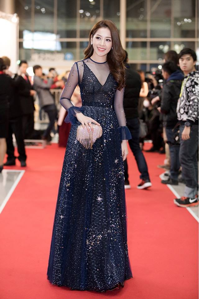 Chi Pu được đ&oacute;n ch&agrave;o nồng nhiệt tại WebTV Asia Awards 2016