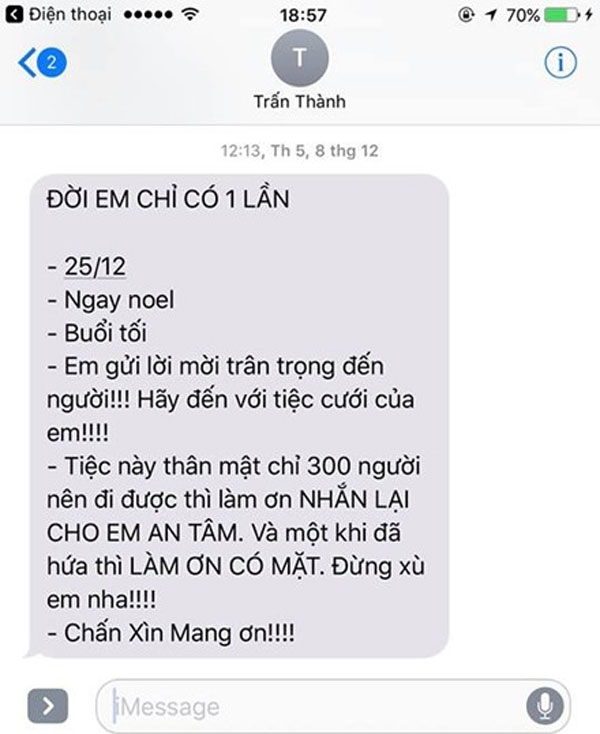 Tiết lộ những bí mật về đám cưới của Trấn Thành - Hari Won