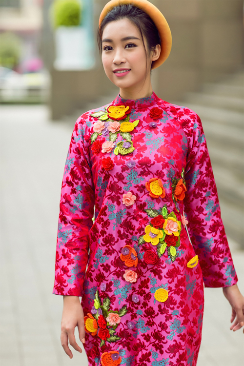 Mỹ Linh, Thanh T&uacute; dịu d&agrave;ng trong bộ ảnh &aacute;o d&agrave;i ng&agrave;y Tết