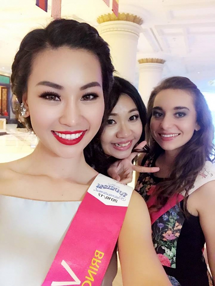 H&eacute; lộ trang phục dạ hội của Phạm Th&ugrave;y Linh tại Hoa hậu Du lịch quốc tế 2016