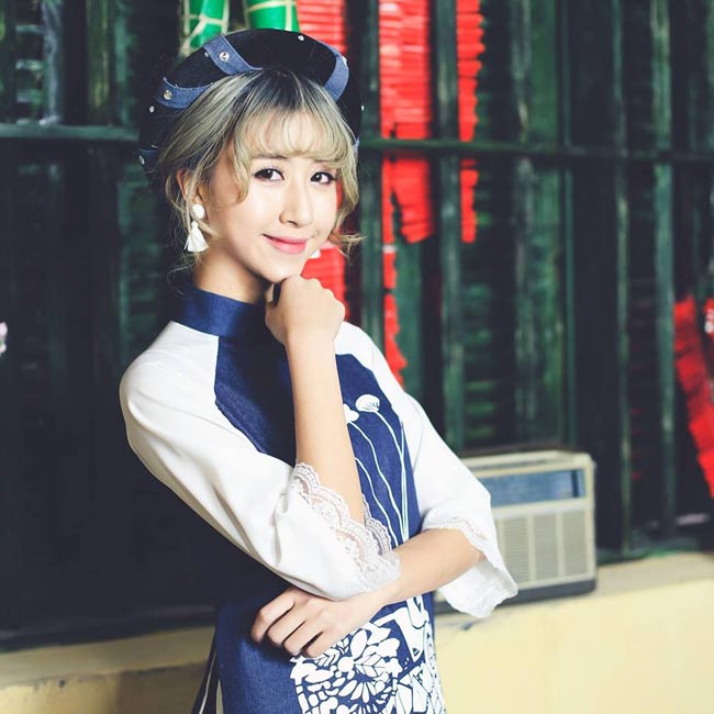 &Aacute;o d&agrave;i c&aacute;ch t&acirc;n trở th&agrave;nh xu hướng h&oacute;t cho thời trang Tết 2017