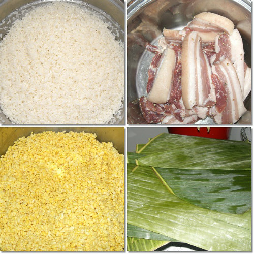 Hướng dẫn c&aacute;ch g&oacute;i b&aacute;nh chưng kh&ocirc;ng cần khu&ocirc;n m&agrave; vẫn vu&ocirc;ng vắn, đẹp mắt
