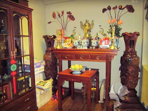 Tết Đinh Dậu 2017: B&agrave;i tr&iacute; b&agrave;n thờ đ&uacute;ng phong thủy rước lộc v&agrave;o nh&agrave;