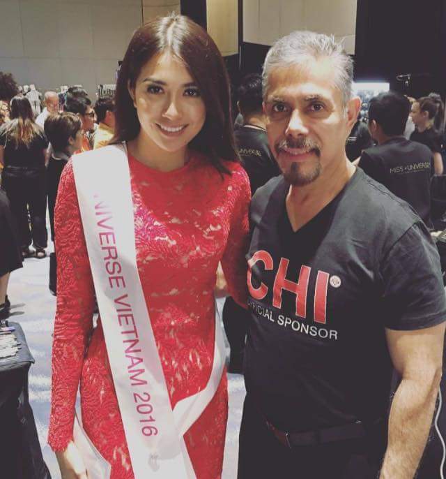 Lệ Hằng xuất hiện tr&ecirc;n fanpage ch&iacute;nh thức của Miss Universe 2016