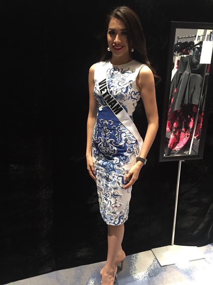 Lệ Hằng xuất hiện tr&ecirc;n fanpage ch&iacute;nh thức của Miss Universe 2016