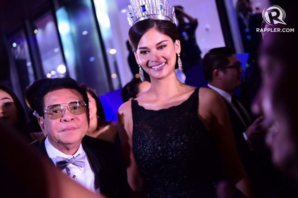đêm tiệc còn có sự góp mặt của Đương kim Hoa hậu Hoàn vũ Pia Wurtzbach. 