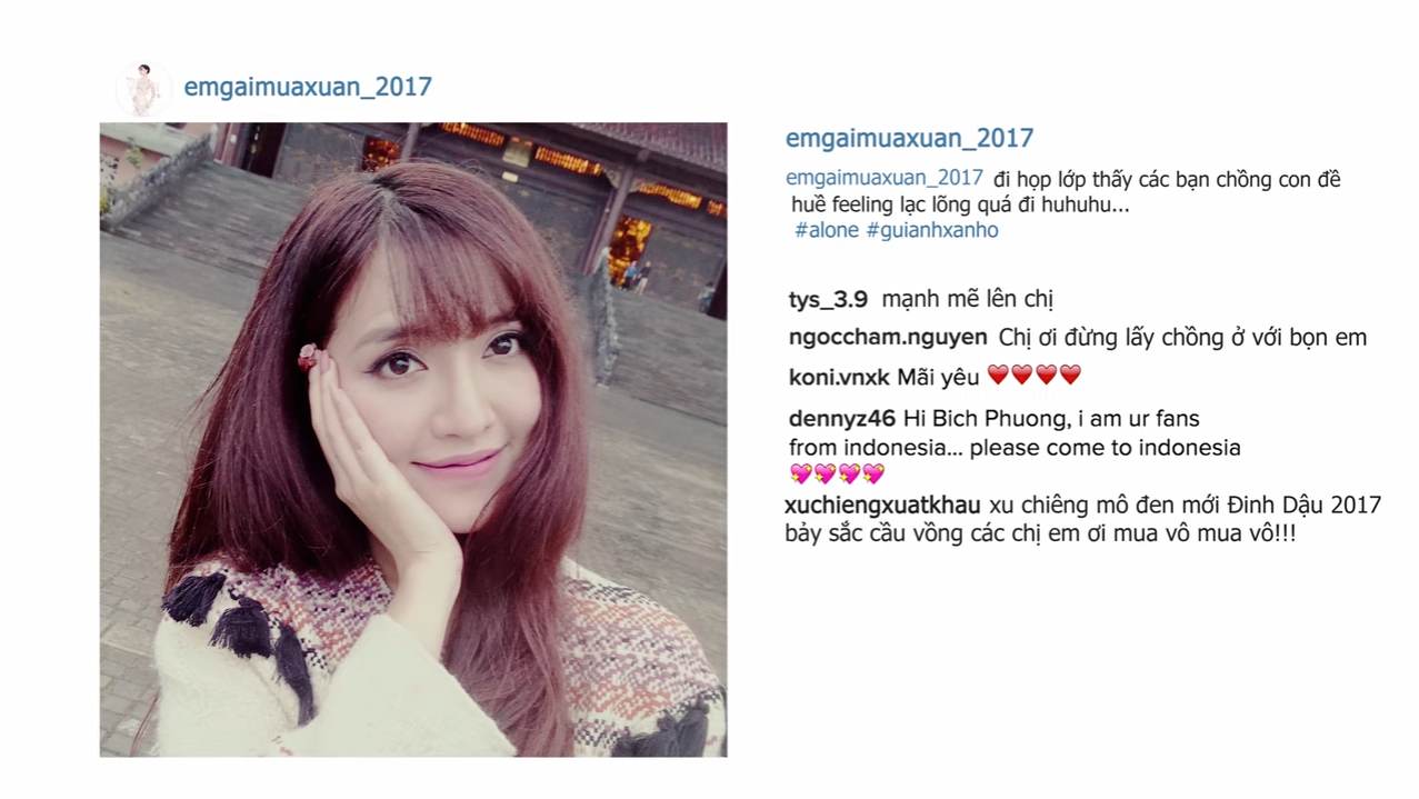 ‘Bao giờ lấy chồng’ của Bích Phương được lòng giới trẻ