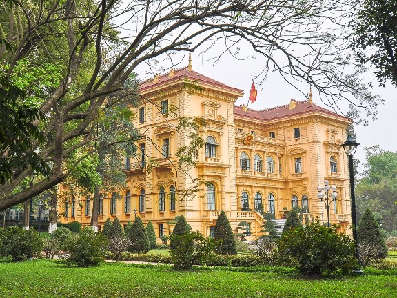 Phủ Chủ tịch ở H&agrave; Nội lọt top 13 dinh thự đẹp nhất thế giới