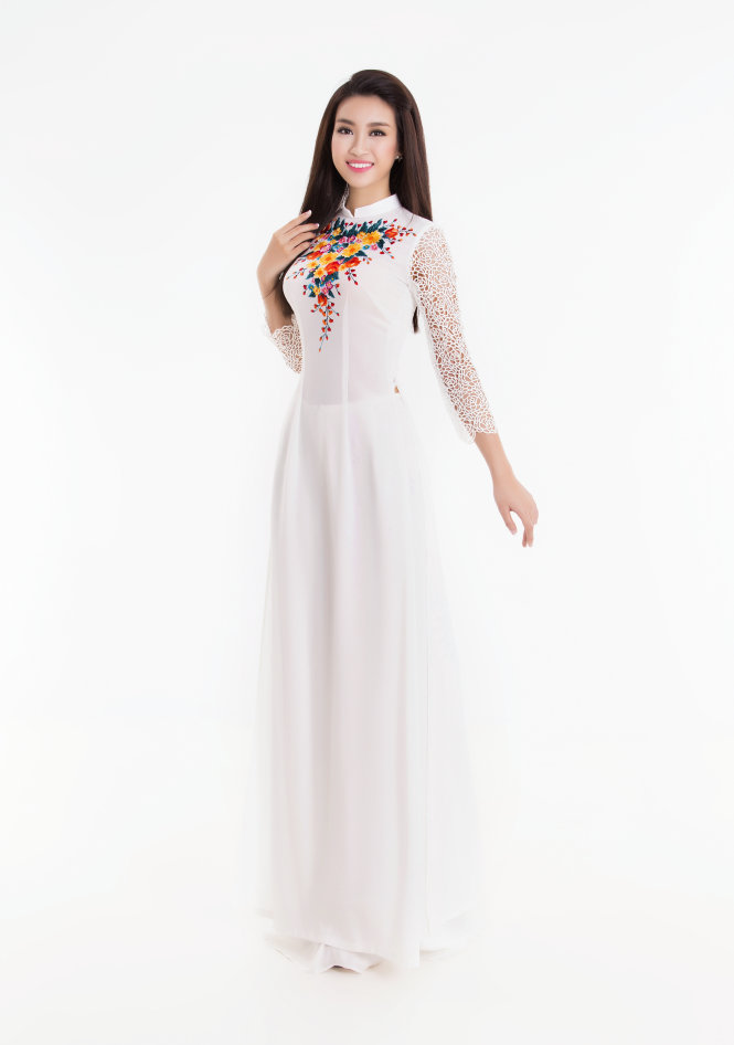 Hoa hậu Đỗ Mỹ Linh l&agrave;m đại sứ cho Lễ hội &Aacute;o d&agrave;i 2017