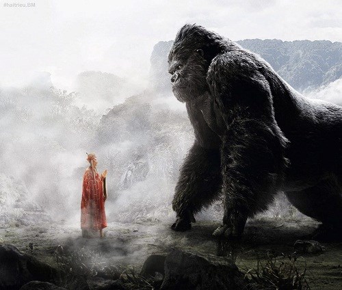 'Chết cười' với loạt ảnh chế 'Kong du h&iacute; khắp Việt Nam'