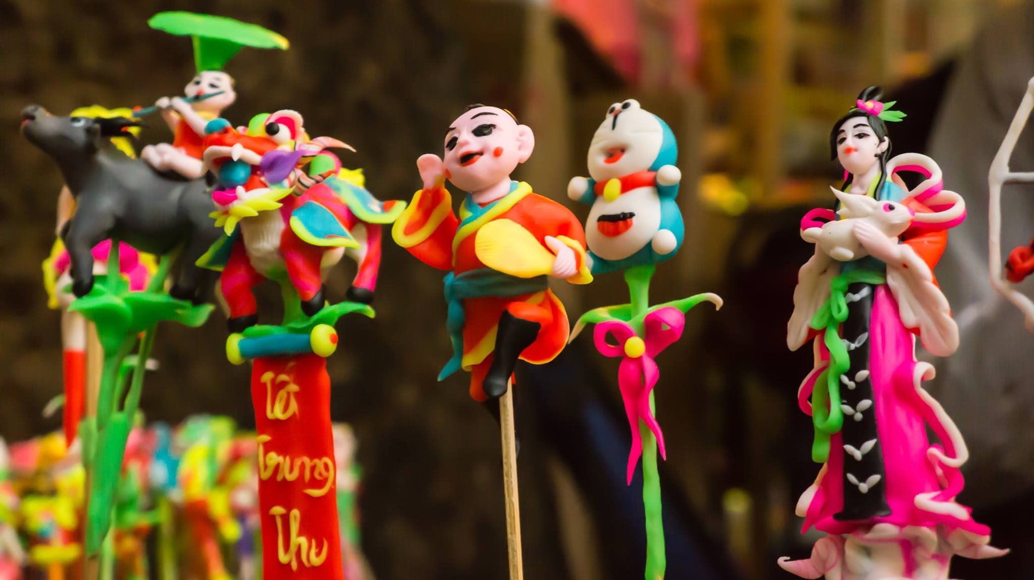 Có một ngôi làng 'độc nhất' với nghề nặn tò he! Có một ngôi làng 'độc nhất' với nghề nặn tò he!