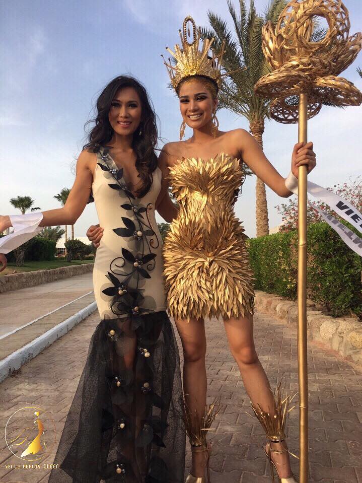 Nguyễn Thị Th&agrave;nh lọt top 3 trang phục đẹp nhất Hoa hậu 13Win1 tải ứng dụng quốc tế 2017