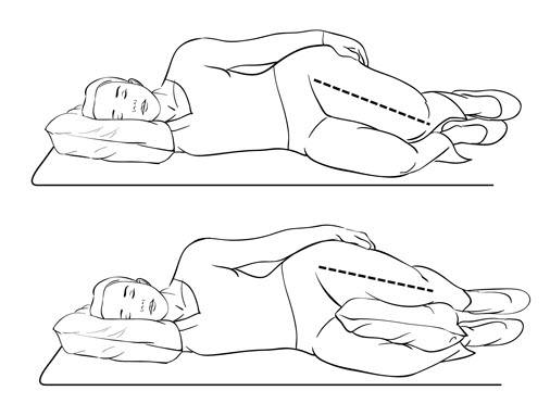 Tư thế ngủ chữa đau lưng hiệu quả