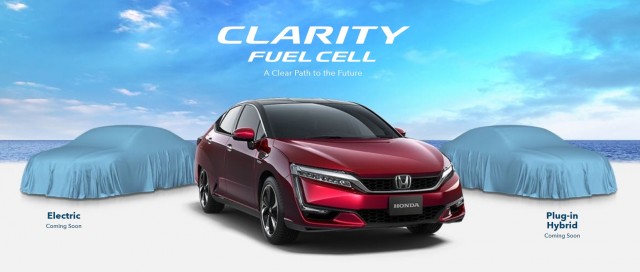 Honda Clarity PHEV & EV &lsquo;tr&igrave;nh l&agrave;ng&rsquo; tại Triển l&atilde;m New York 2017