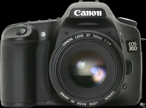 Canon EOS 30D c&oacute; m&agrave;n h&igrave;nh lớn hơn, chế độ phơi s&aacute;ng điểm được n&acirc;ng cấp