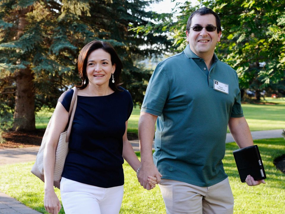 Cặp đ&ocirc;i quyền lực Sheryl Sandberg v&agrave; Dave Goldberg