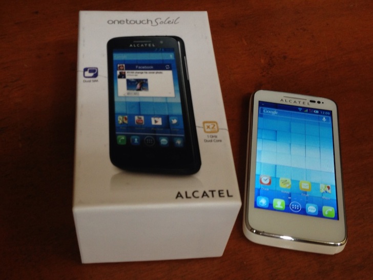 Đại diện cho ph&acirc;n kh&uacute;c smartphone gi&aacute; rẻ dưới 2 triệu của Alcatel l&agrave; Alcatel One Touch Soleil