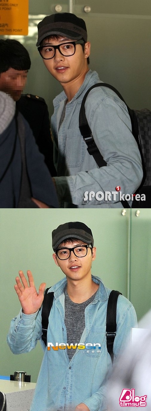 Khi không trang điểm, gương mặt của mỹ nam Song Joong Ki trông kém sắc, nhợt nhạt, bọng mắt lớn và xuất hiện vết thâm quầng giống như gấu trúc. Có vẻ anh chàng rất mệt mỏi với lịch làm việc dày đặc. Nguồn ảnh: Blogtamsu Khi không trang điểm, gương mặt của mỹ nam Song Joong Ki trông kém sắc, nhợt nhạt, bọng mắt lớn và xuất hiện vết thâm quầng giống như gấu trúc. Có vẻ anh chàng rất mệt mỏi với lịch làm việc dày đặc. Nguồn ảnh: Blogtamsu