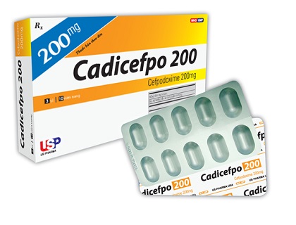 thu hồi to&agrave;n bộ l&ocirc; thuốc vi&ecirc;n nang cứng Cadicefpo 200 (Cefpodoxime 200mg)