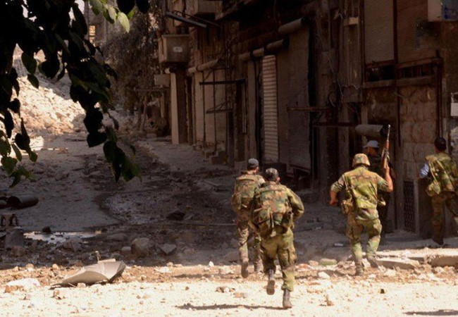 T&igrave;nh h&igrave;nh chiến sự Syria mới nhất: L&iacute;nh thủy đ&aacute;nh bộ Syria đ&aacute;nh chiếm l&agrave;ng Shalaf