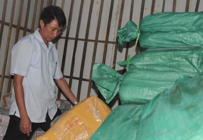 Hơn 8 tấn c&aacute; đ&ocirc;ng lạnh ở H&agrave; Tĩnh nhiễm kim loại nặng cadimi đ&atilde; được ni&ecirc;m phong chờ ti&ecirc;u hủy.