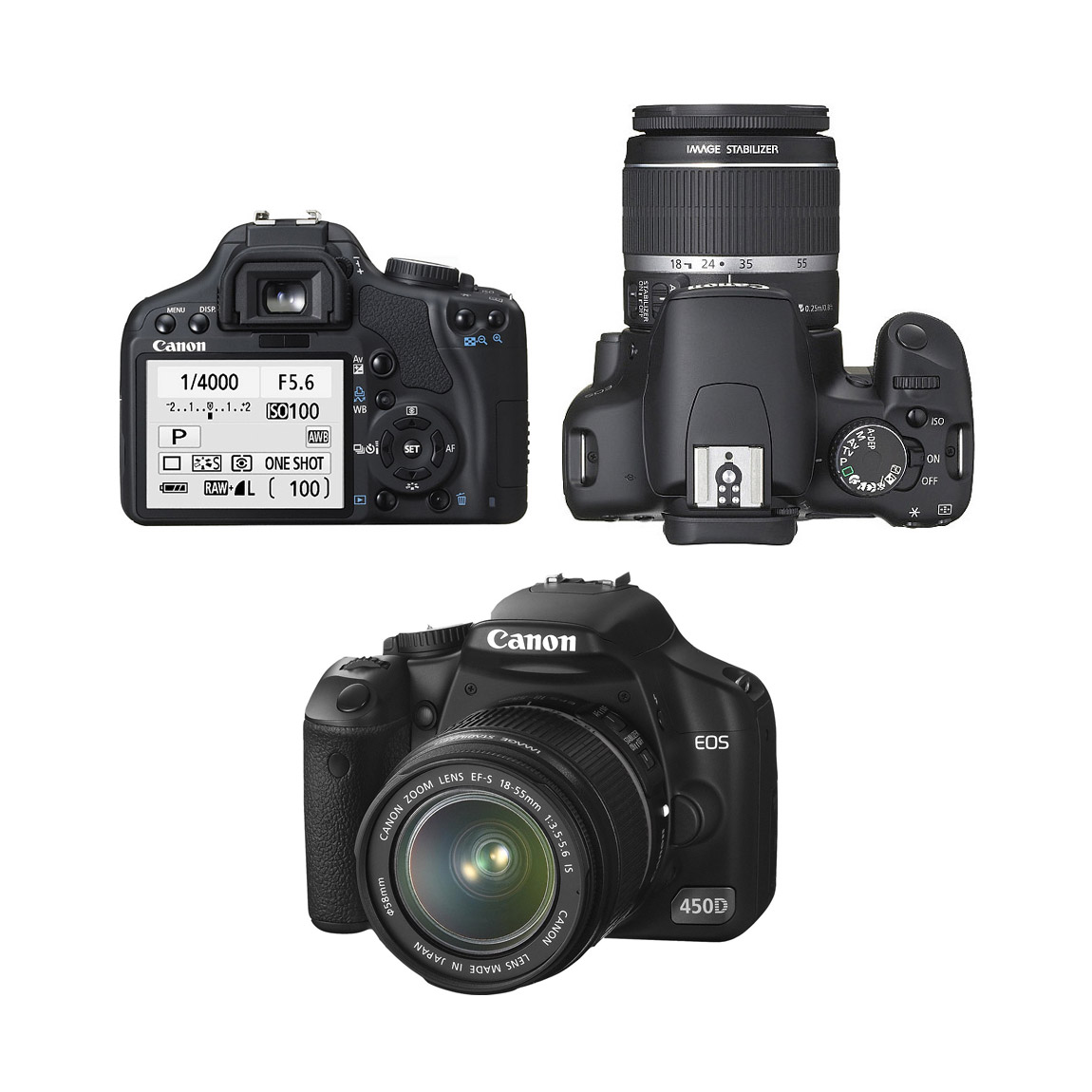 M&aacute;y ảnh DSLR gi&aacute; rẻ đ&aacute;ng mua nhất Canon EOS 450D được trang bị nhiều cải tiến đ&aacute;ng kể so với model tiền nhiệm