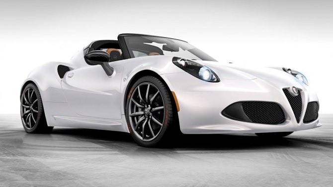 Hãng Alfa Romeo lần đầu tiên trình làng phiên bản concept của mẫu xe 4C Spider, được đánh giá là một trong những mẫu xe nổi bật nhất tại Triển lãm Ô tô Geneva 2014 và sẽ bán trong năm 2015. Siêu xe oto Alfa Romeo 4C Spider sử dụng động cơ xăng 4 xi-lanh, tăng áp, dung tích 1,75 lít, công suất tối đa 240 mã lực.