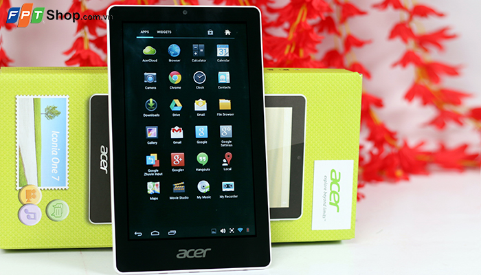 M&aacute;y t&iacute;nh bảng gi&aacute; rẻ dưới 3 triệu Acer Iconia One 7 sở hữu thiết kế kh&aacute; chắc chắn, trang nh&atilde; v&agrave; bắt mắt